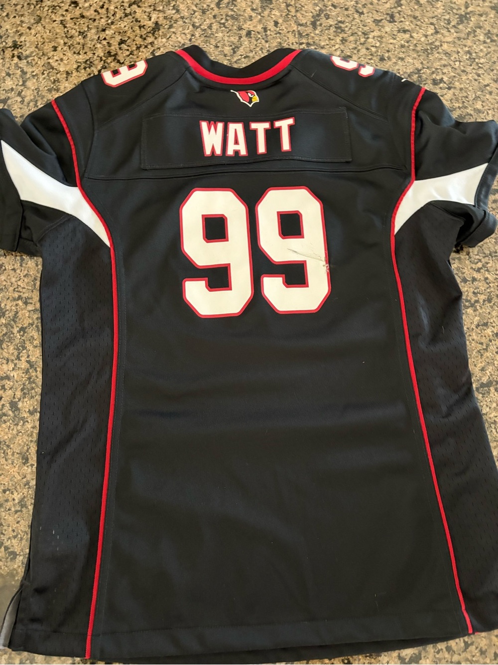Nike Arizona Cardinals J.J. Watt #99 On Field NFL Men's Jersey Size M Black